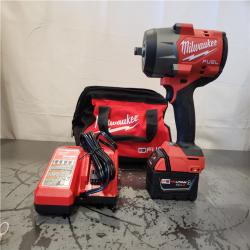 AS-IS- Milwaukee M18 FUEL 18V Lithium-Ion Brushless Cordless 1/2 in. Impact Wrench w/Friction Ring Kit