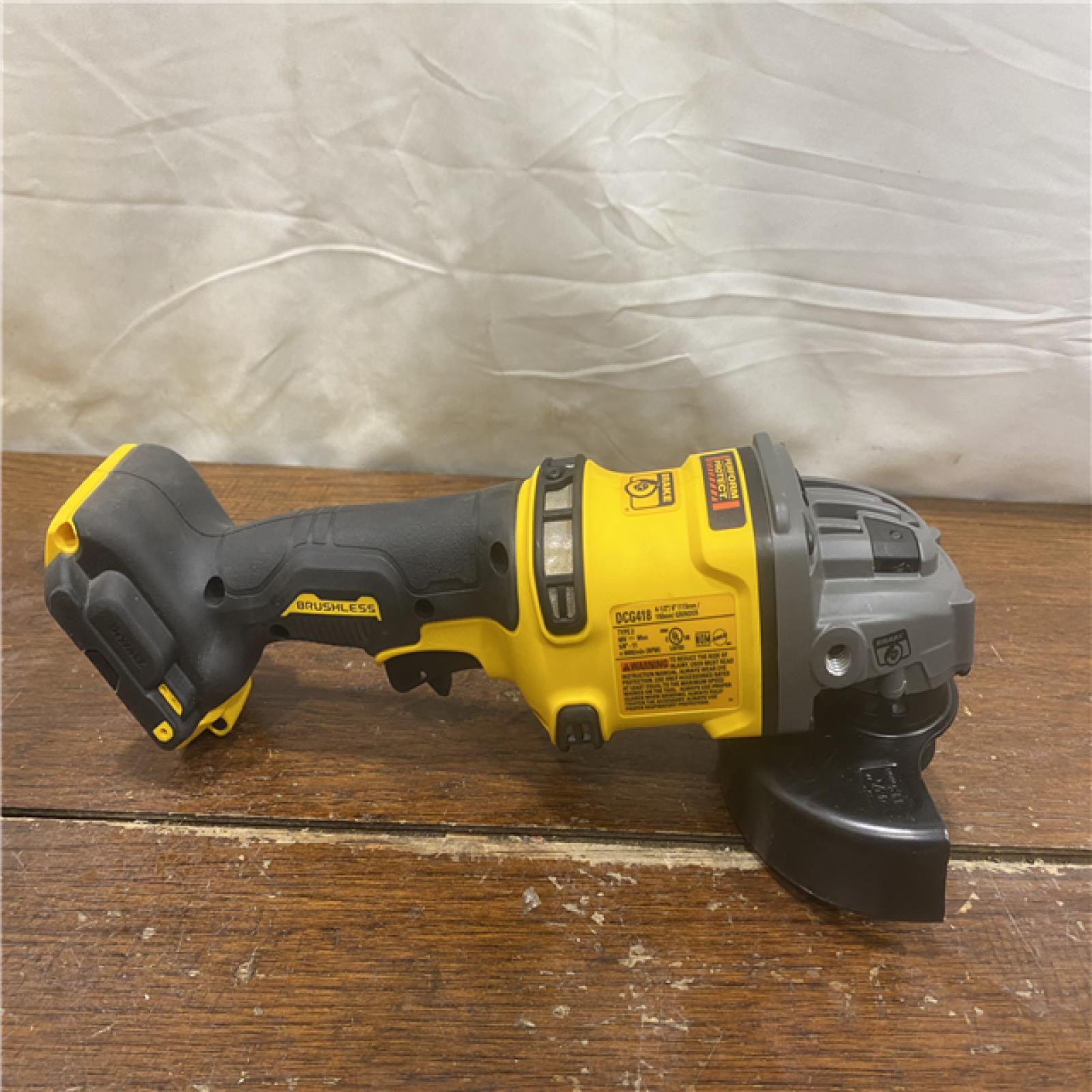 AS-IS DEWALT 60V MAX Cordless Brushless 4.5 in. to 6 in. Small Angle Grinder with Kickback Brake (Tool Only)