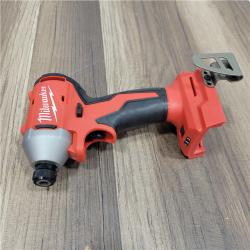 AS-IS Milwaukee M18 18-Volt Lithium-Ion Brushless Cordless Combo Kit (4-Tool) with 2-Batteries, 1-Charger and Tool Bag