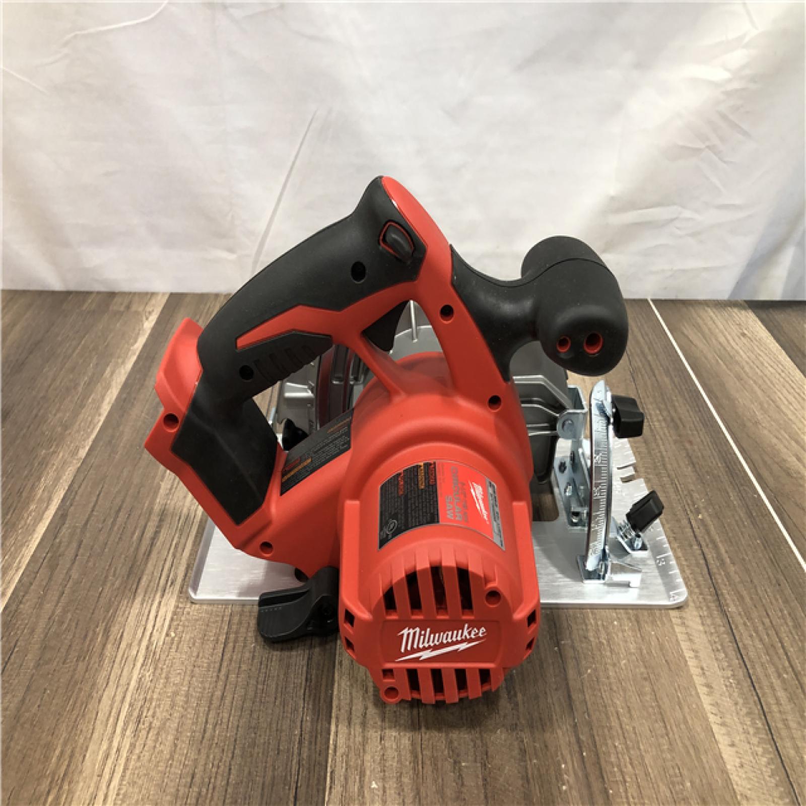 AS-IS Milwaukee 18V Lithium-Ion Cordless 6-1/2 in. Circular Saw (Tool-Only)