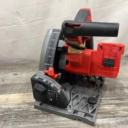 AS-IS Milwaukee FUEL 18V Lithium-Ion Cordless Brushless 6-1/2 in. Plunge Cut Track Saw (Tool-Only)