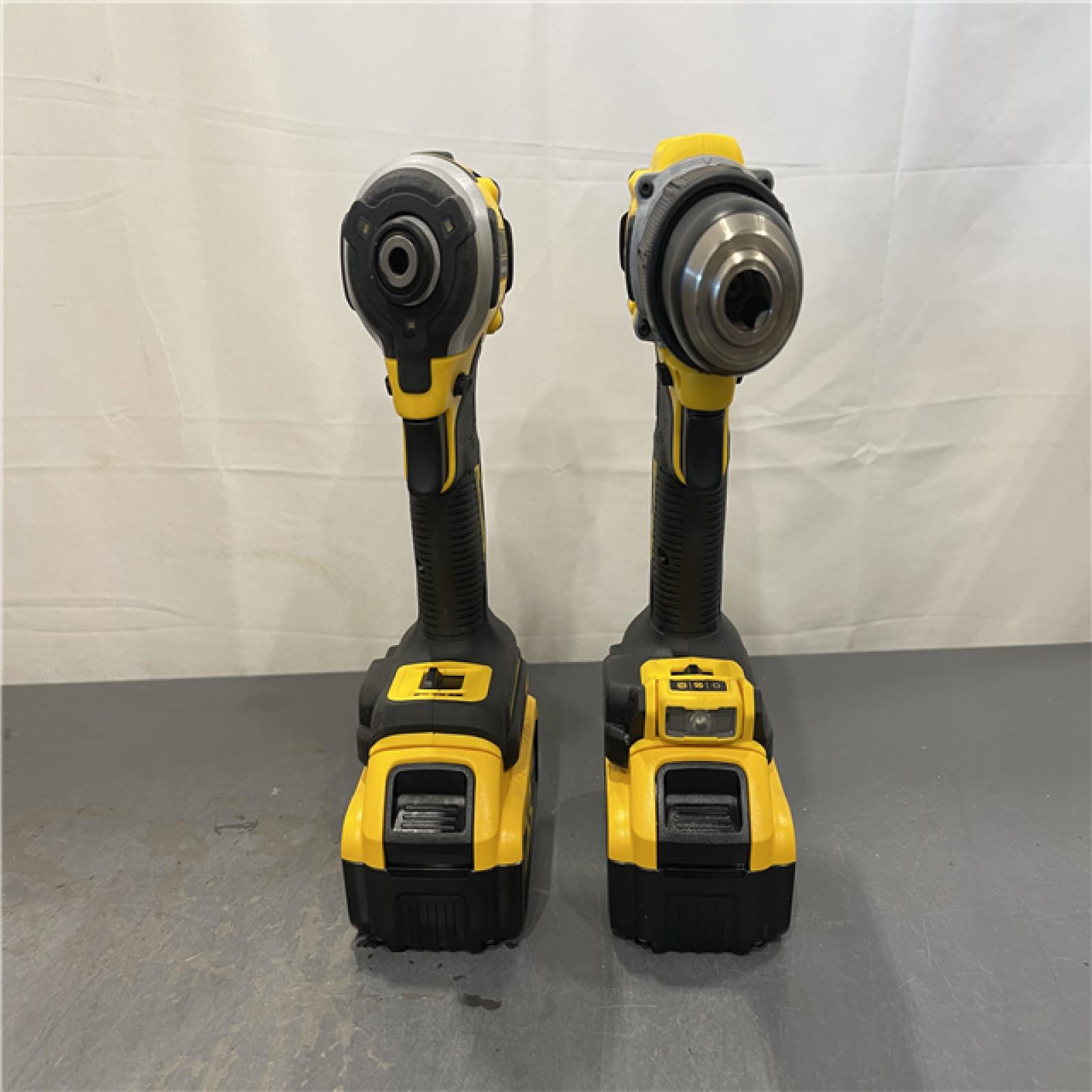 AS-IS - DEWALT 20V MAX XR Hammer Drill and ATOMIC Impact Driver 2 Tool Cordless Combo Kit