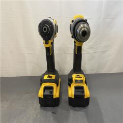 AS-IS - DEWALT 20V MAX XR Hammer Drill and ATOMIC Impact Driver 2 Tool Cordless Combo Kit