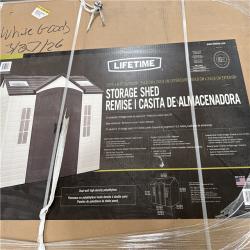 California AS-IS Lifetime Storage Shed 10 ft x 8ft