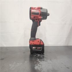 AS-IS- Milwaukee M18 1/2 in. Cordless Brushless High Torque Impact Wrench Kit (Battery & Charger)