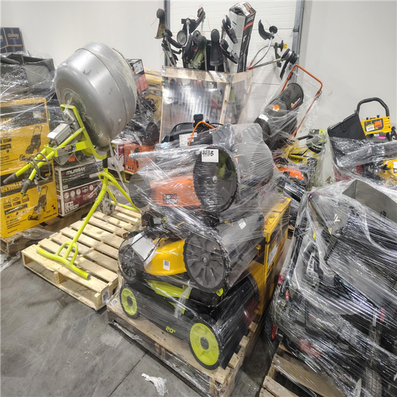 Pittston Location As-Is Outdoor Power Equipment Partial Truckload (10 Pallets) 9411-B