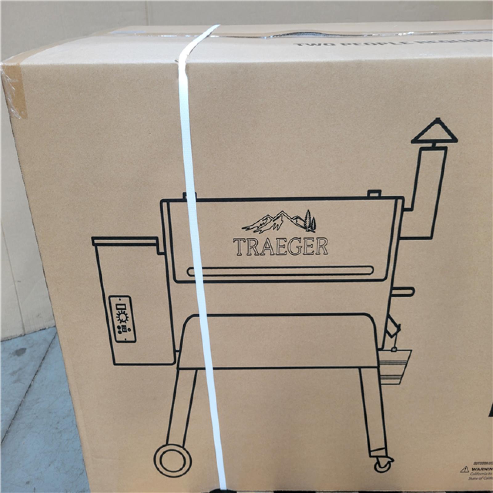 CALIFORNIA AS-IS NEW Traeger Pro 34 Wood Pellet Grill and Smoker