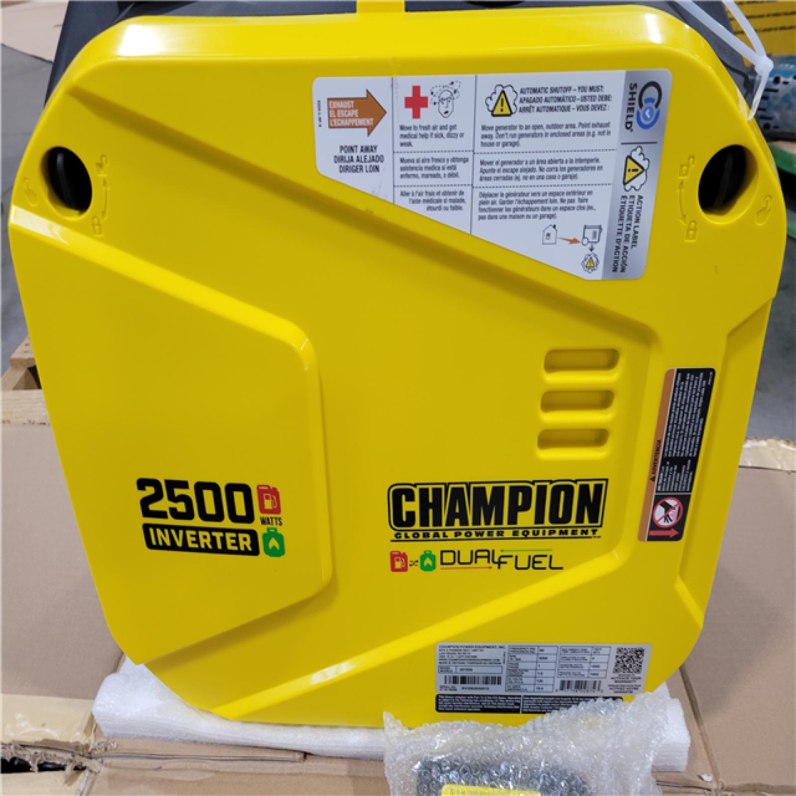 CALIFORNIA AS-IS CHAMPION PORTABLE GENERATOR 2500