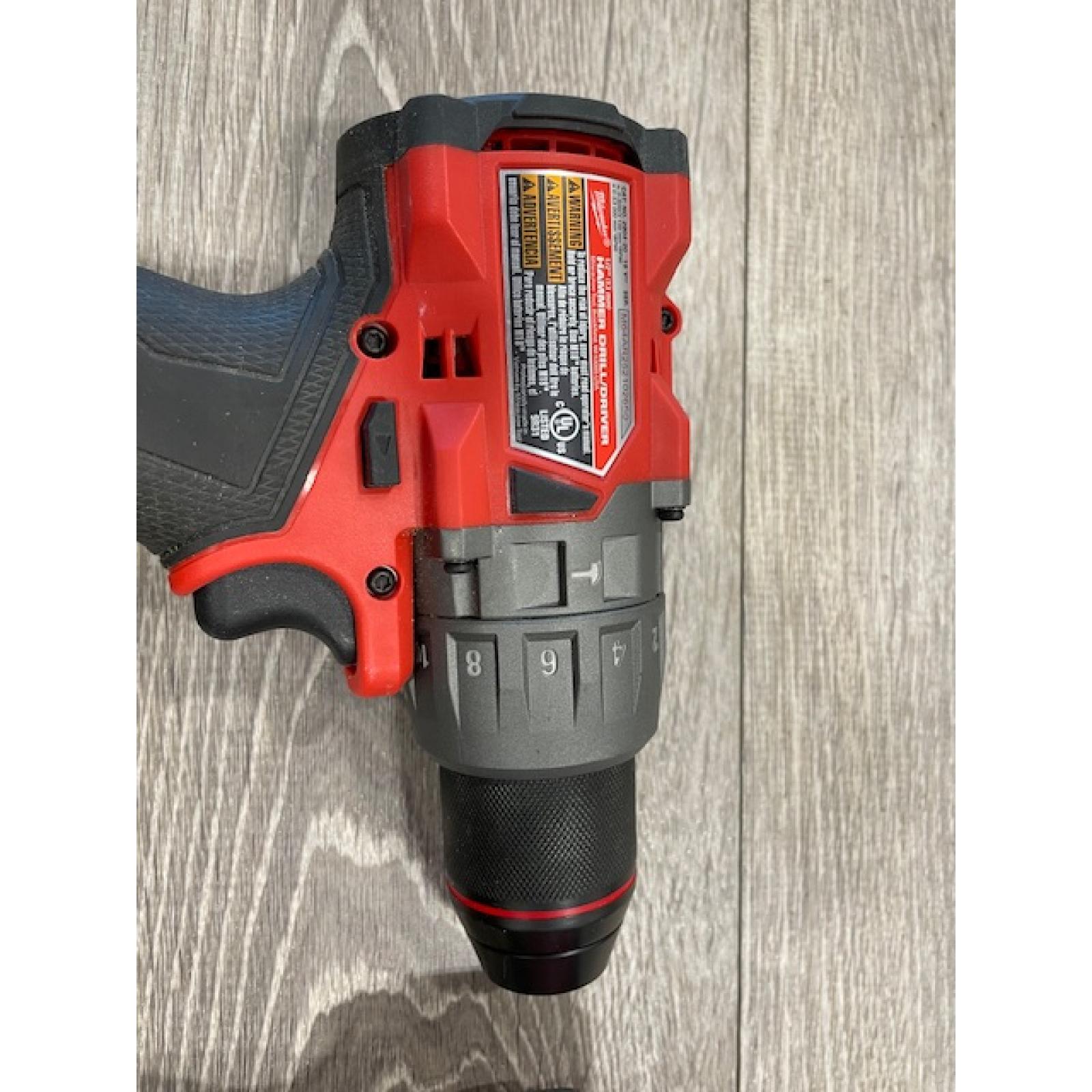 AS-IS Milwaukee FUEL 18V Lithium-Ion Brushless Cordless Hammer Drill and Impact Driver Combo Kit