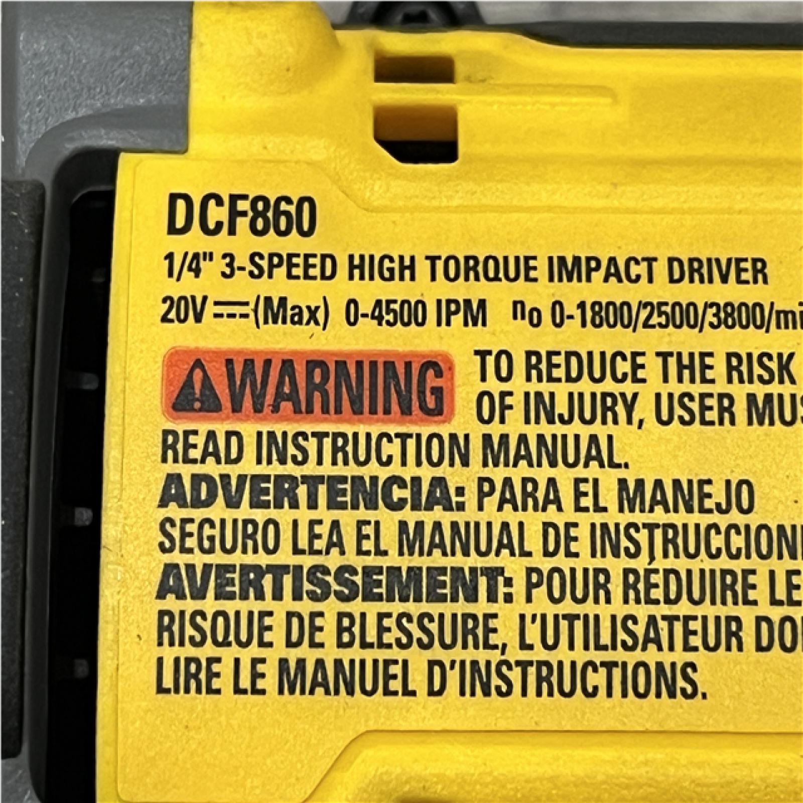 AS-IS DEWALT 20V MAX XR Cordless Impact Driver (Tool Only)