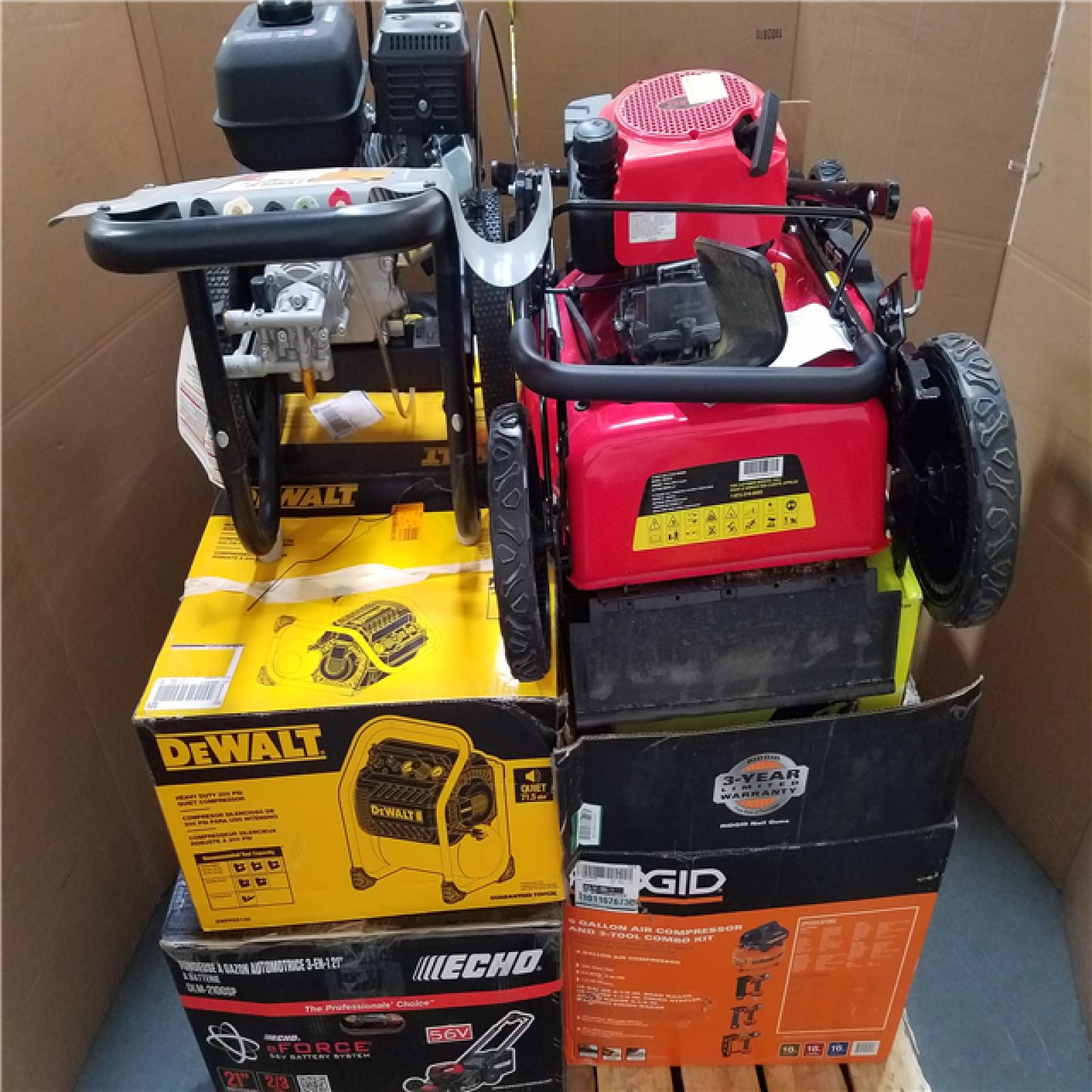 CALIFORNIA AS-IS OUTDOOR POWER EQUIPMENT