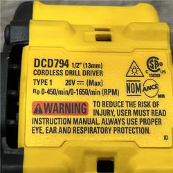 AS-IS DEWALT Atomic 20V Lithium-Ion Cordless Compact 1/2 in. Drill/Driver Kit