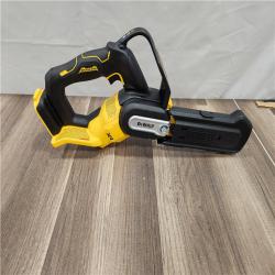 AS-IS DEWALT 20V MAX 8 in. Brushless Cordless Battery Powered Pruning Chainsaw (Tool Only)