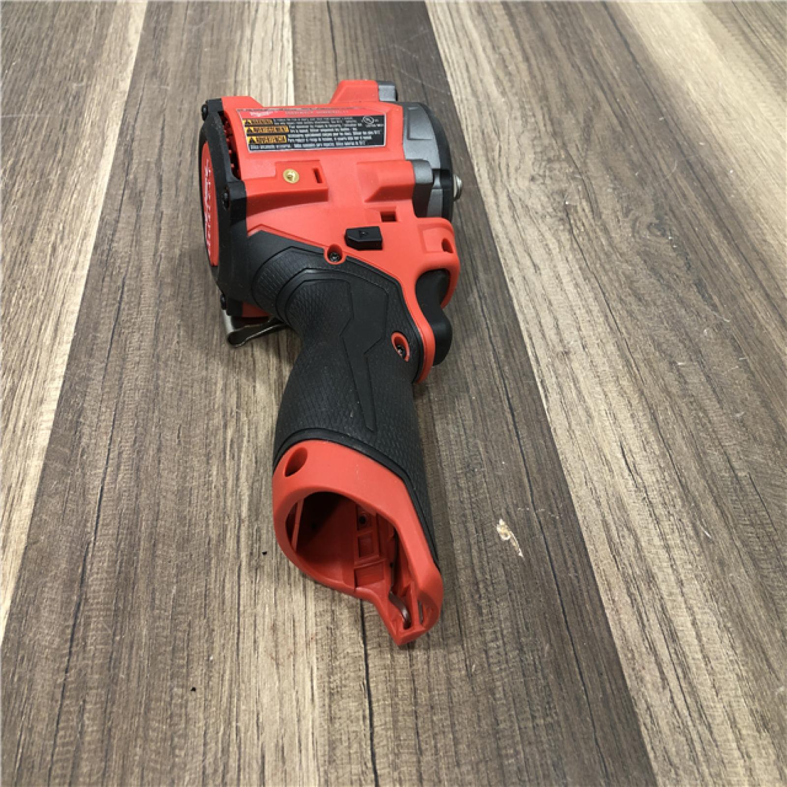 AS-IS Milwaukee FUEL 12V Lithium-Ion Brushless Cordless Stubby 3/8 in. Impact Wrench (Tool-Only)
