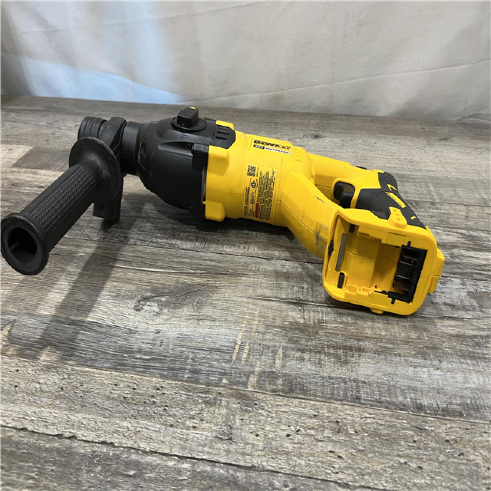 AS-IS DEWALT 20V MAX Cordless Brushless 1 in. SDS Plus D-Handle Concrete and Masonry Rotary Hammer (Tool Only)