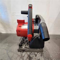 AS-IS- Milwaukee FUEL 18V Lithium-Ion Cordless Brushless 6-1/2 in. Plunge Cut Track Saw (Tool-Only)