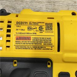 AS-IS DEWALT 20V MAX Cordless 1/2 in. Drill/Driver Kit