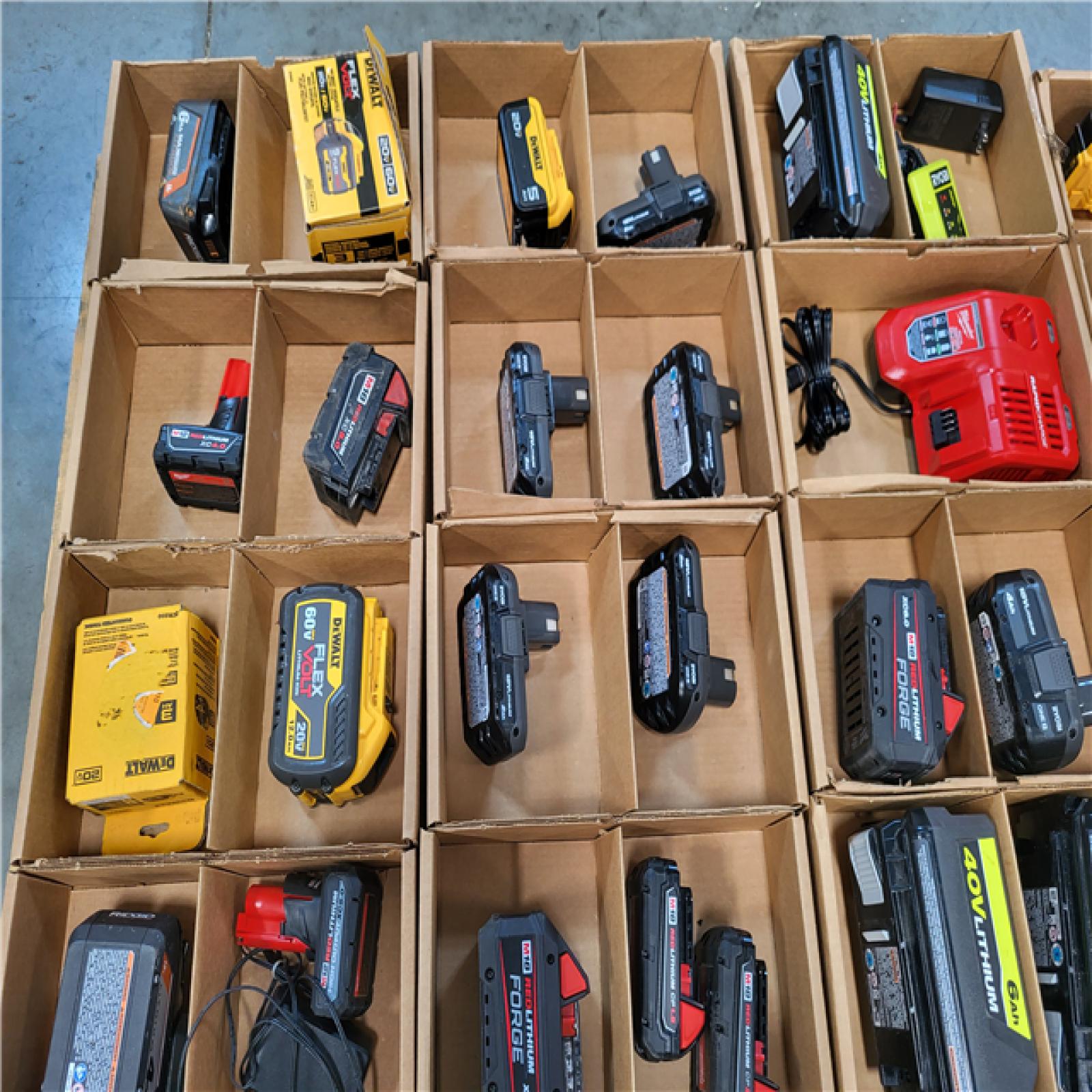 CALIFORNIA AS-IS BATTERY PALLET
