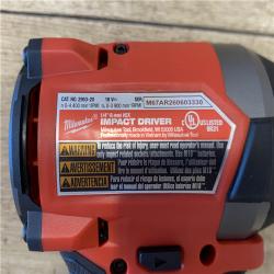 AS-IS Milwaukee FUEL 18V Lithium-Ion Brushless Cordless 1/4 in. Hex Impact Driver (Tool-Only)