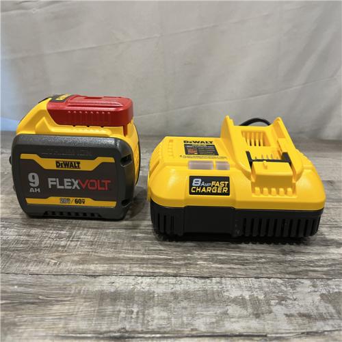 AS-IS DEWALT 20V/60V MAX FLEXVOLT Lithium-Ion 9.0Ah Battery and Charger Starter Kit