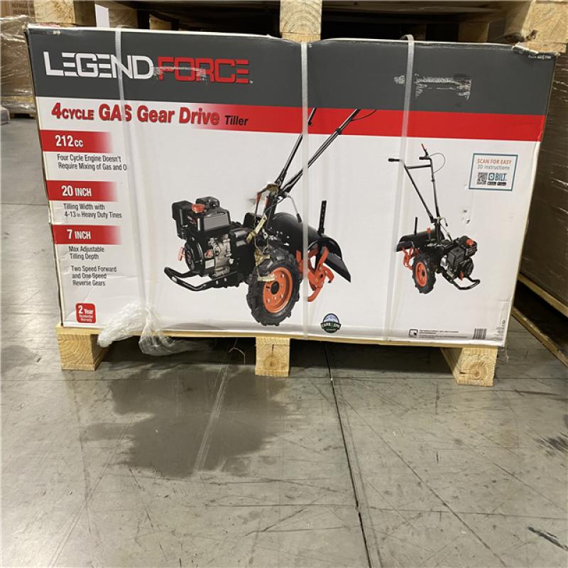 NEW! Legend Force 20 in. 212 Cc Gas Rear Tine Tiller, Forward/Reverse