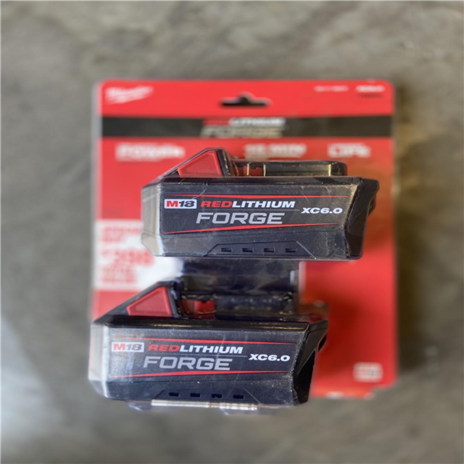 NEW! - Milwaukee M18 REDLITHIUM FORGE XC6.0 Battery 2 Pack