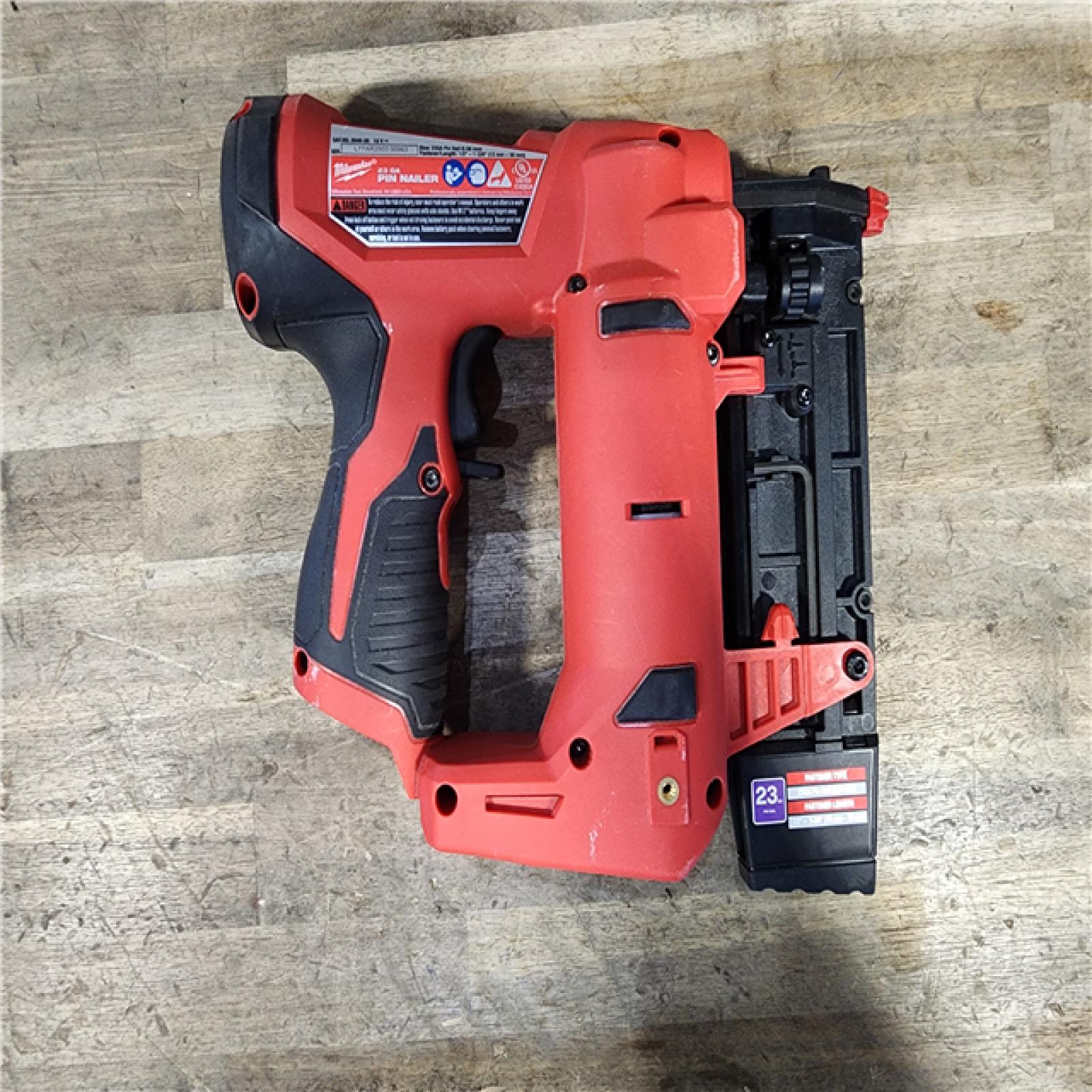 HOUSTON LOCATION - AS-IS Milwaukee 2540-20 12V 23 Gauge Cordless Pin Nailer (Tool Only)