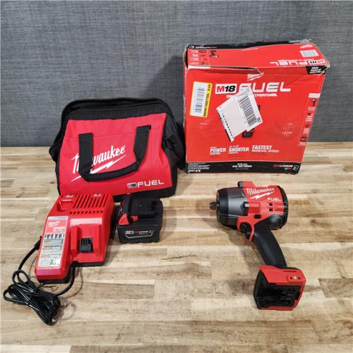 HOUSTON LOCATION - AS-IS (APPEARS LIKE NEW) Milwaukee FUEL 18V Lithium-Ion Brushless Cordless 1/2 in. Impact Wrench w/Friction Ring Kit