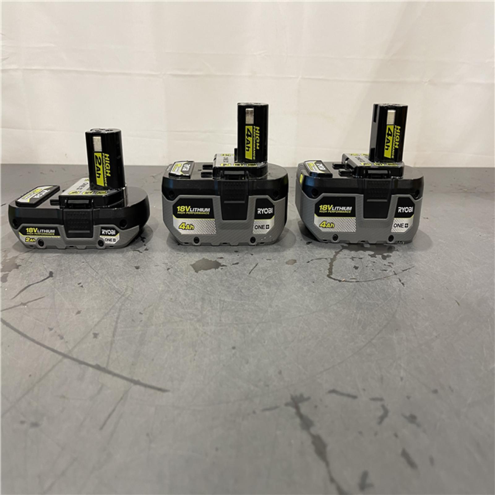 AS-IS - RYOBI ONE+ 18V Lithium-Ion HIGH PERFORMANCE Starter Kit