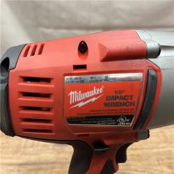 AS-IS Milwaukee M18 1/2 in. Cordless Brushless High Torque Impact Wrench Kit (Battery & Charger)