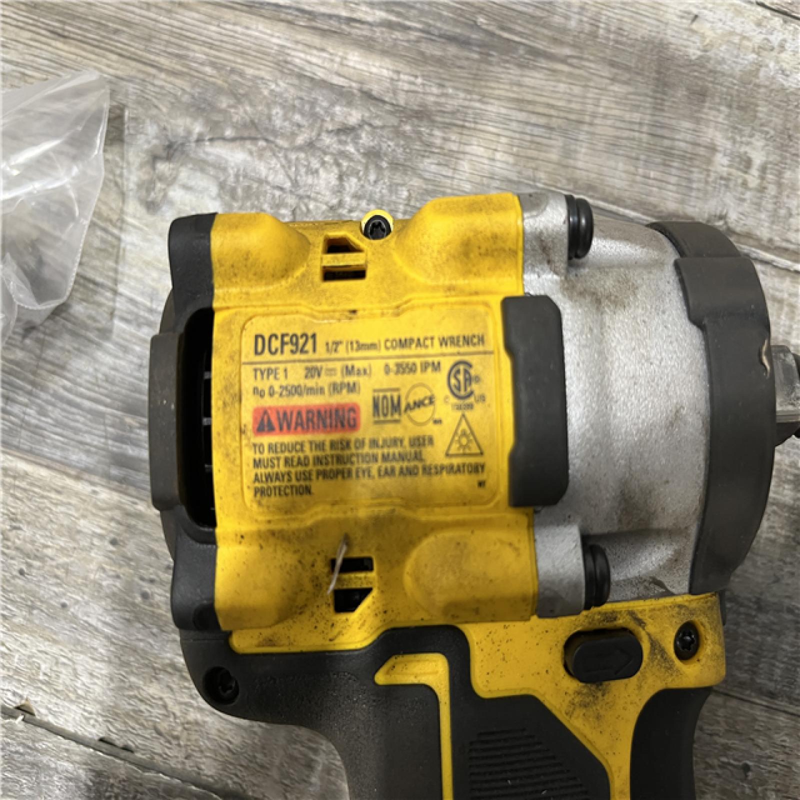 AS-IS DEWALT ATOMIC 20V MAX Cordless Brushless 1/2 in. Variable Speed Impact Wrench (Tool Only)