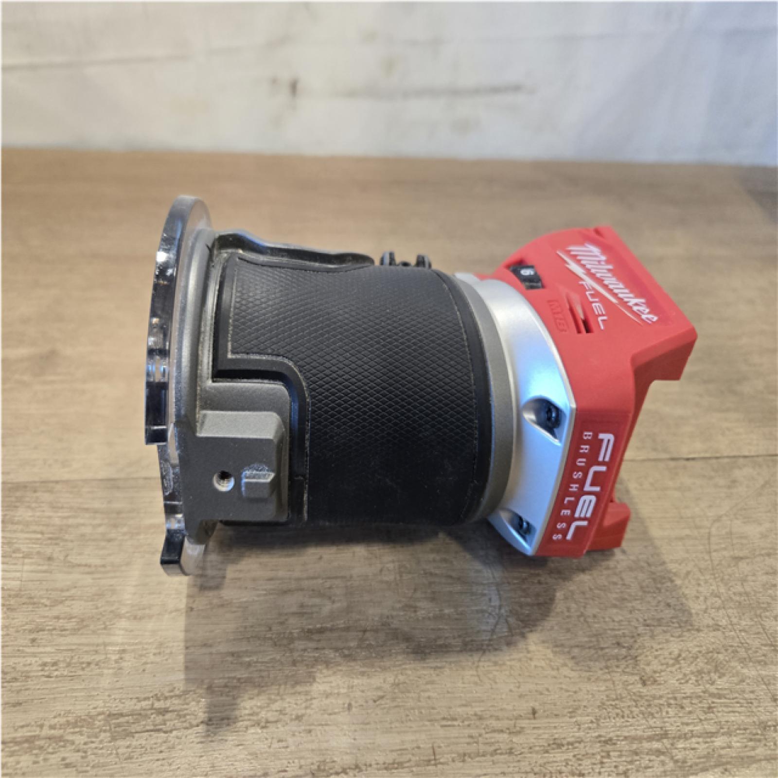 AS-IS Milwaukee FUEL 18V Lithium-Ion Brushless Cordless Compact Router (Tool-Only)