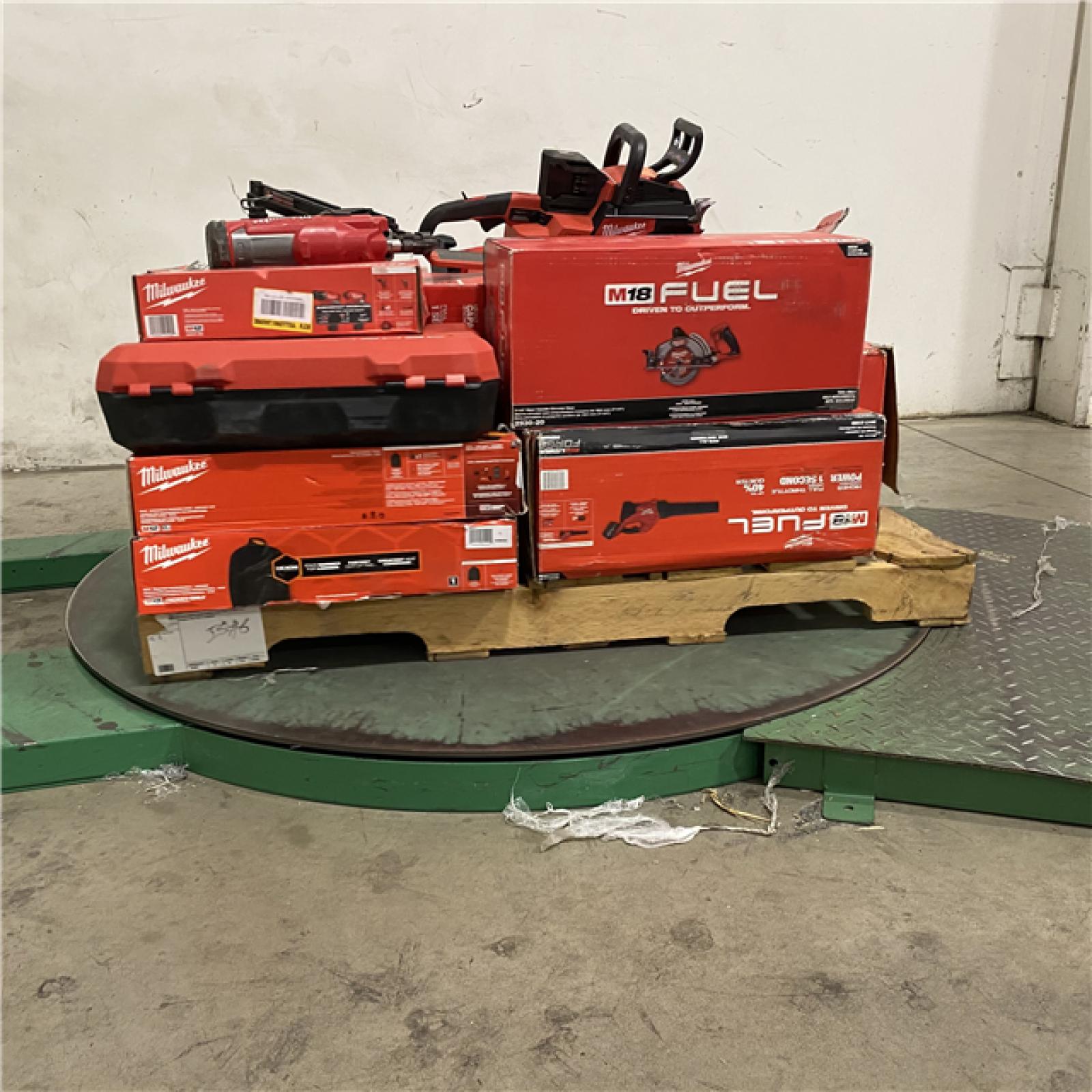 Dallas Location - As-Is MILWAUKEE Tool Pallet