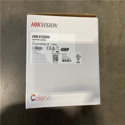 NEW! - Hikvision ColorVu DS-2CD1347G2-LUF 4MP Outdoor Network Dome Camera