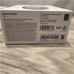 AS-IS Google Nest Thermostat - Programmable Smart Thermostat for Home - Charcoal