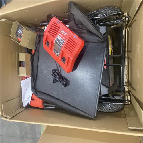 Dallas Location - As-Is 	Milwaukee 18 FUEL 21 Self-Propelled Dual Battery Mower Kit