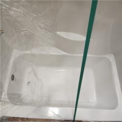 Phoenix LIKE NEW Aquatic Everyday Acrylx 60 in. x 30 in. x 72 in. Rectangular Tub Shower Combo Unit with Left Drain in White