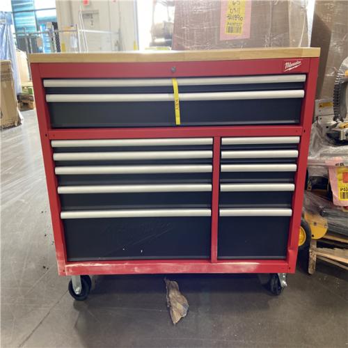 DALLAS LOCATION - Milwaukee Tool Storage 52 in. W x 22 in. D Heavy Duty Red Mobile Workbench Cabinet