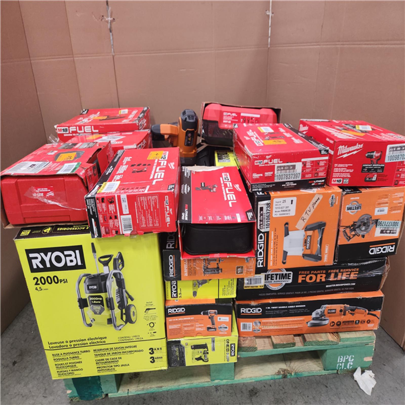 CALIFORNIA AS-IS TOOL PALLET