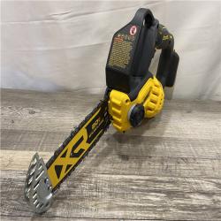 AS-IS DEWALT 20V MAX 8 in. Brushless Cordless Battery Powered Pruning Chainsaw (Tool Only)