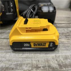 AS-IS DEWALT 20V MAX Lithium-Ion 15-Degree Electric Cordless Roofing Nailer Kit
