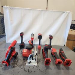 AS-IS- NEW M18 18-Volt Lithium-Ion Cordless Combo Kit 9-Tool with 2-Batteries  Charger and Tool Bag