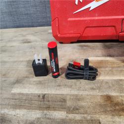 HOUSTON LOCATION - AS-IS Milwaukee 3521-21 4V Lithium-Ion Cordless USB Rechargeable Green Beam Cross Line Laser