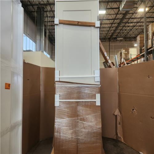 Phoenix NEW Seven Doors 36 in. x 80 in. x 1-3/8 in. Shaker White Primed 2-Panel Solid Core Wood Interior Slab Door