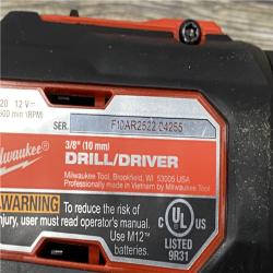 AS-IS  Milwaukee 12V Lithium-Ion Cordless Drill Driver/Impact Driver Combo Kit