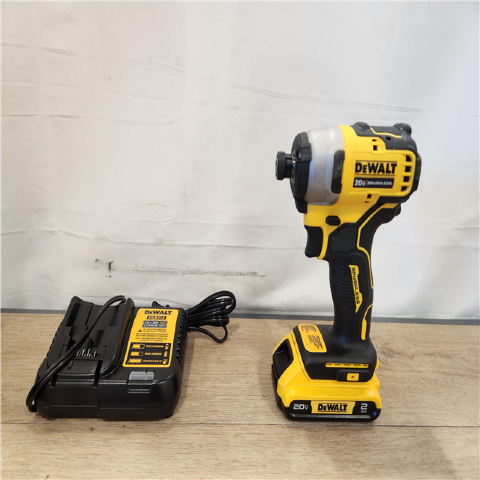 AS-IS- DEWALT ATOMIC 20V MAX* Brushless Cordless Compact 1/4 in. Impact Driver Kit