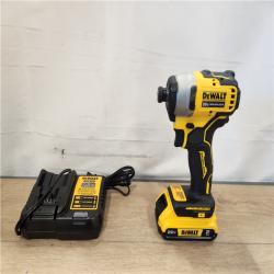 AS-IS- DEWALT ATOMIC 20V MAX* Brushless Cordless Compact 1/4 in. Impact Driver Kit