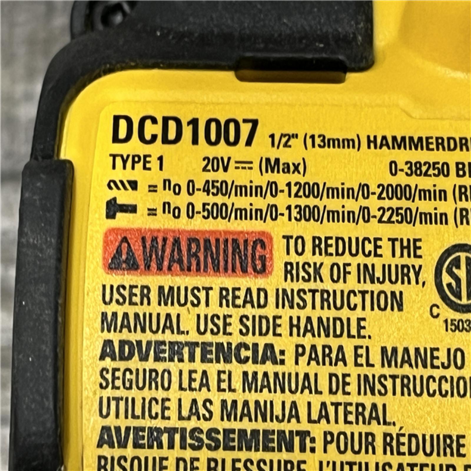 AS-IS DEWALT 20V XR Lithium-Ion Cordless Hammer Drill Kit