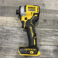 AS-IS DEWALT Atomic 20V Max Lithium-Ion Brushless Cordless Compact 1/4 in. Impact Driver Kit