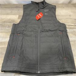AS-IS Milwaukee Men's X-Large 12-Volt Lithium-Ion Cordless Axis Black Heated Vest Kit